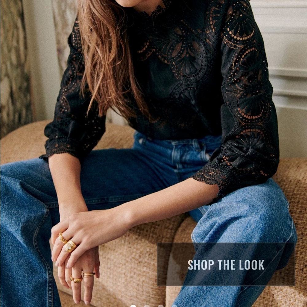 Bianca Blouse in Black